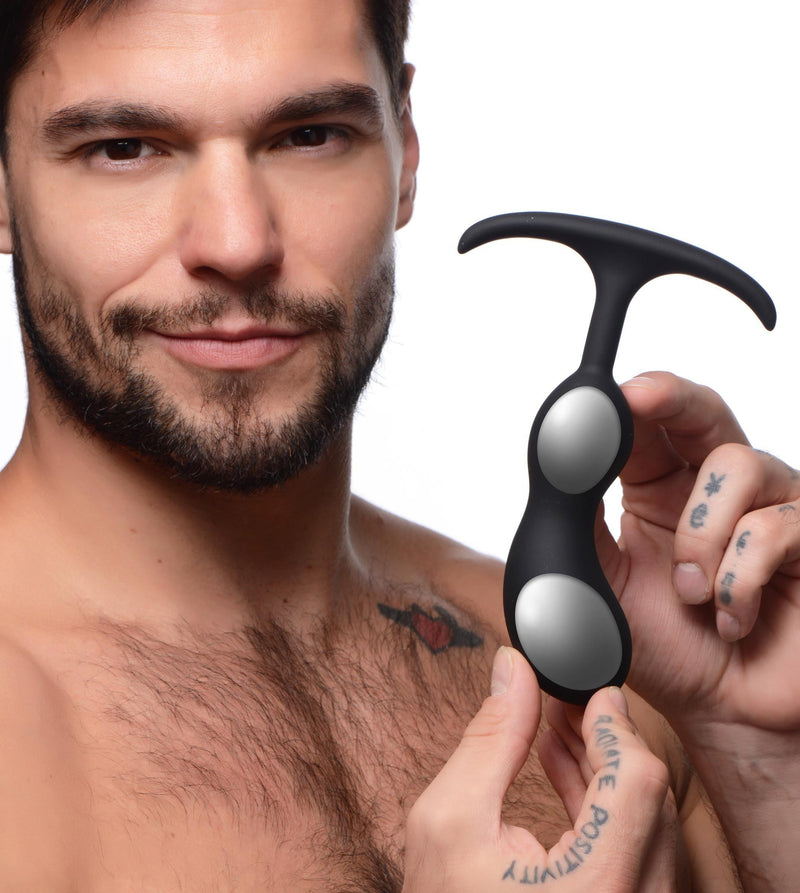 Premium Silicone Weighted Prostate Plug - Medium - The Dildo Hub