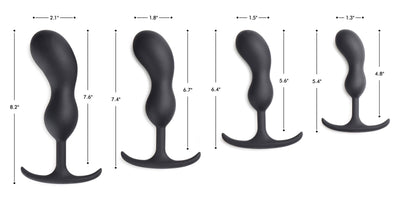 Premium Silicone Weighted Prostate Plug - Small - The Dildo Hub