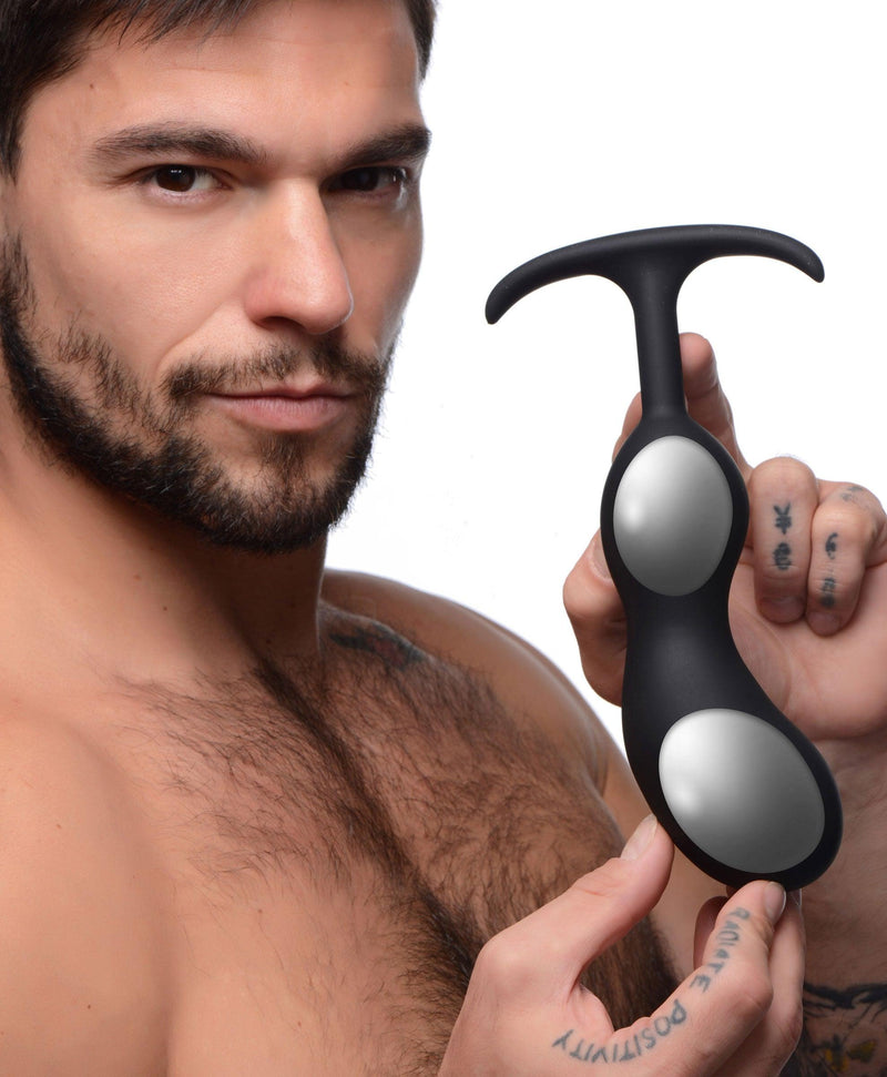 Premium Silicone Weighted Prostate Plug - XL - The Dildo Hub