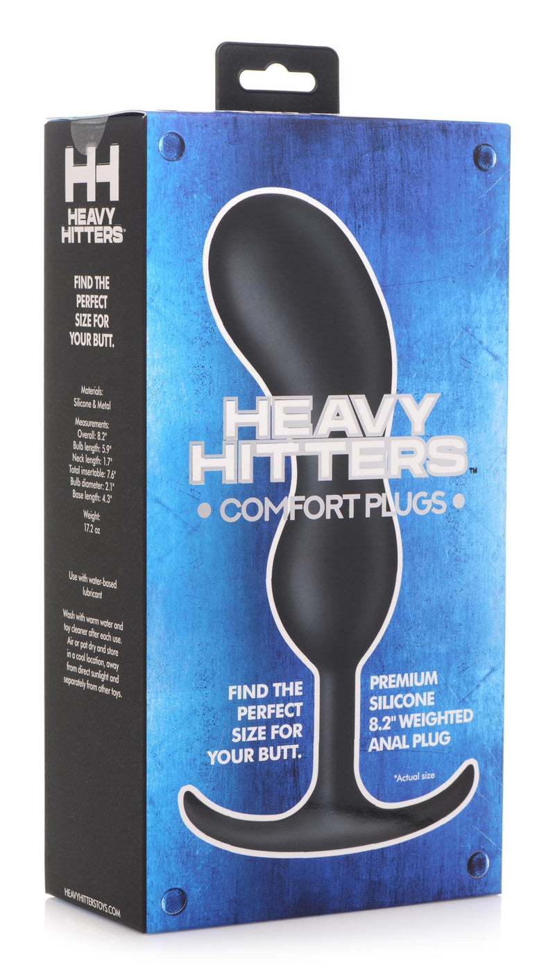 Premium Silicone Weighted Prostate Plug - XL - The Dildo Hub