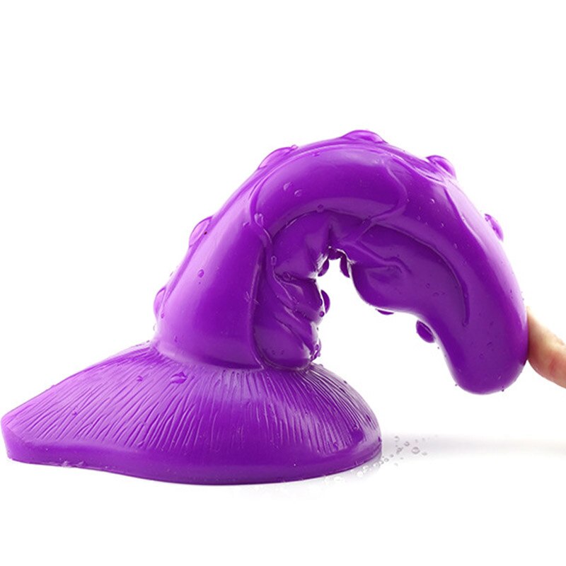 Mushu Monster Purple Dragon Dildo - 7.75 Inches  from thedildohub.com