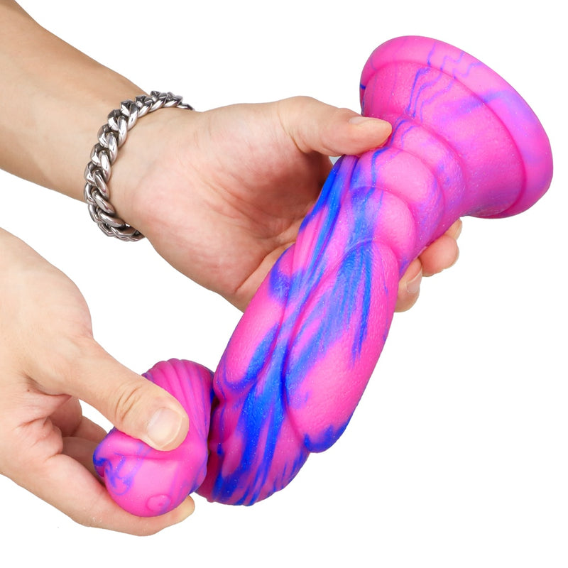 Doodle Dong Cotton Candy Horse Dildo - 11.80 Inches Sex Toys from thedildohub.com
