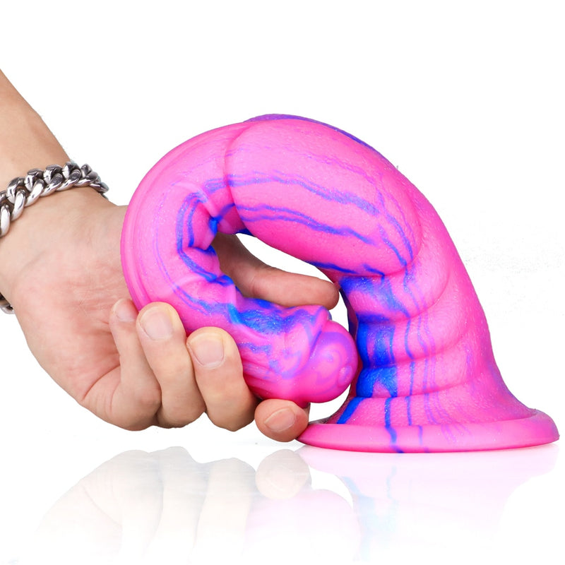 Doodle Dong Cotton Candy Horse Dildo - 11.80 Inches Sex Toys from thedildohub.com