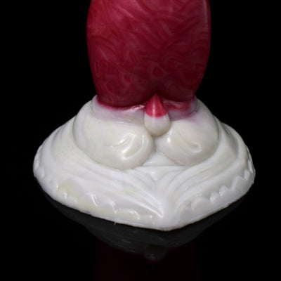 Monster Fantasy Alien Anal Dildo in Burgundy Marbling - 6.69 Inches  from The Dildo Hub