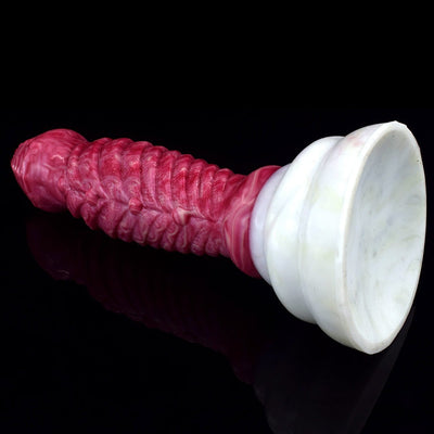 Fantasy Dragon Anal Dildo in Burgundy Marbling - 7.48 Inches  from The Dildo Hub