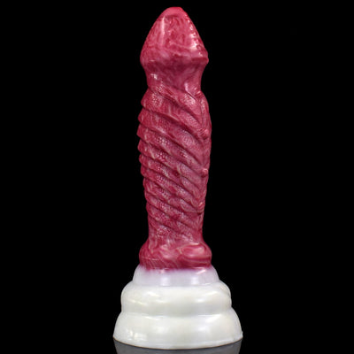 Fantasy Dragon Anal Dildo in Burgundy Marbling - 7.48 Inches  from The Dildo Hub
