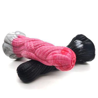 Twisting Fantasy Anal Butt Plug in Burgundy or Black Marbling - 5.11 Inches  from The Dildo Hub