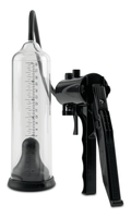 Pump Worx Thick Dick Power Penis Pump - Clear/Black | Pipedream