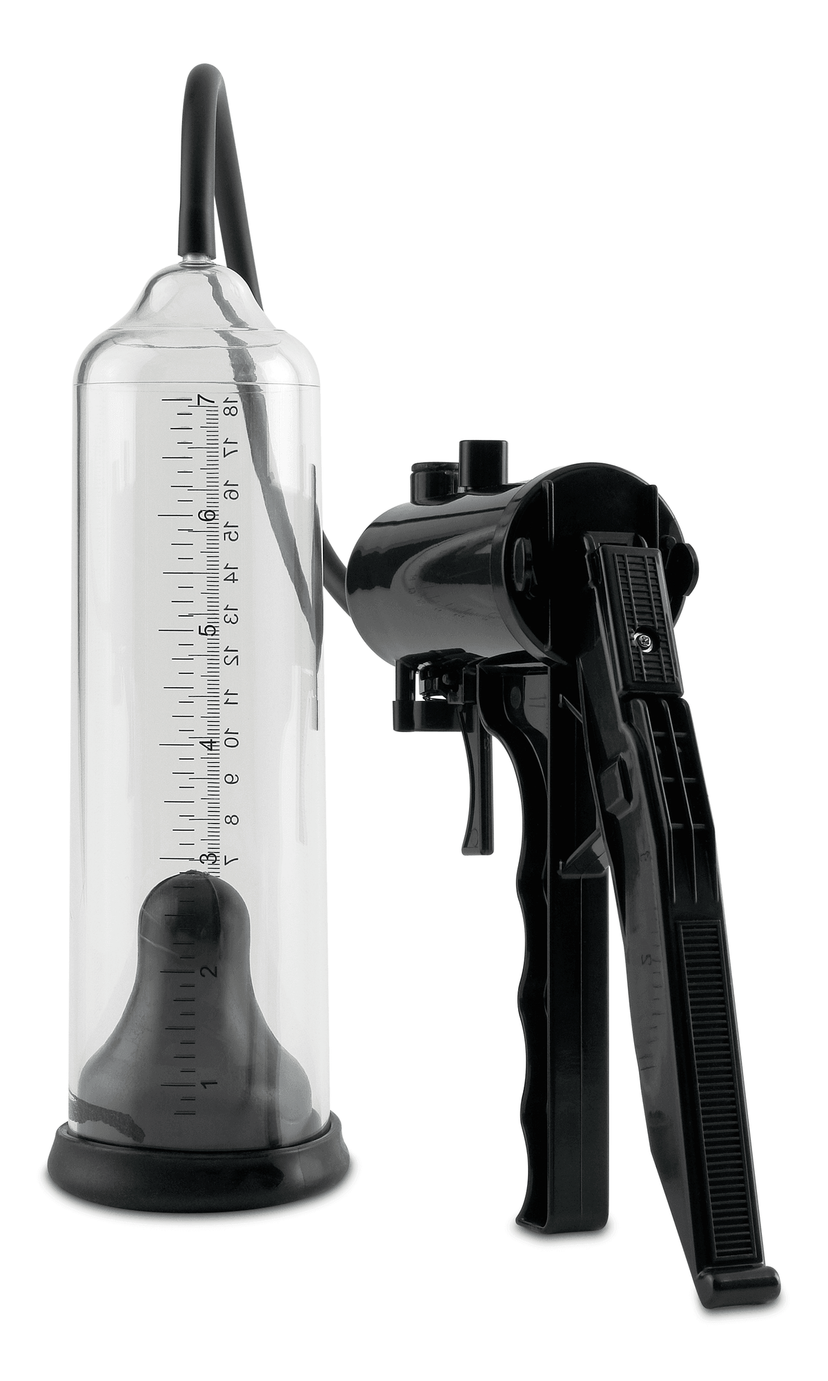 Pump Worx Thick Dick Power Penis Pump - Clear/Black | Pipedream - The Dildo Hub