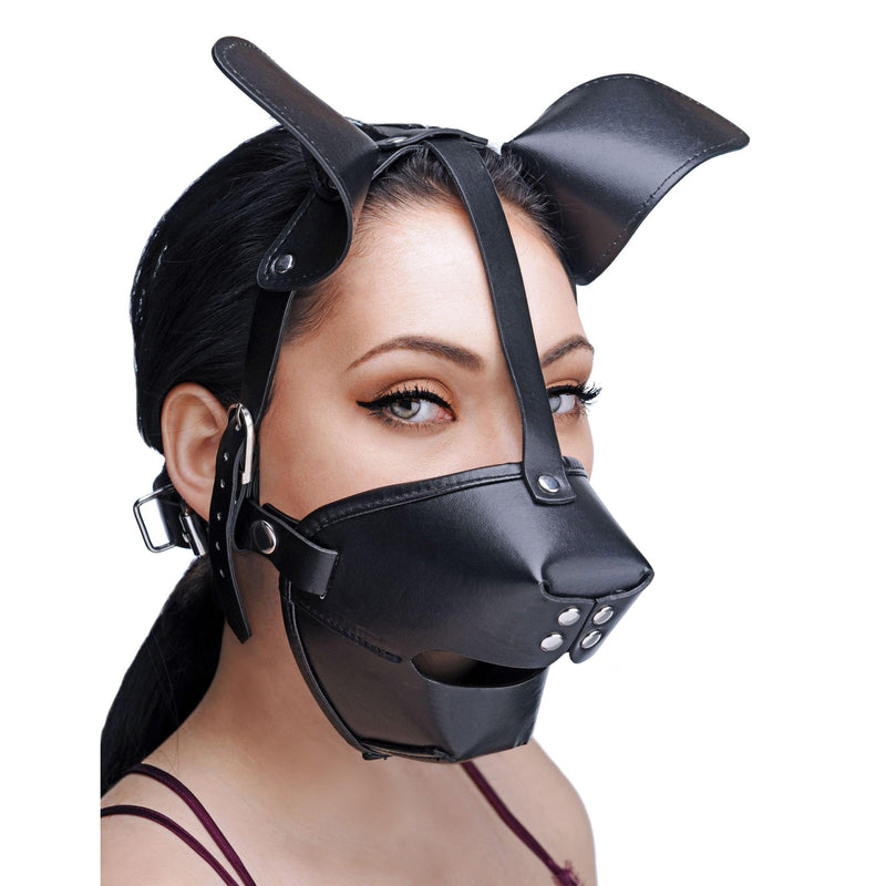 Pup Puppy Play Hood and Breathable Ball Gag - The Dildo Hub