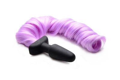 Purple Pony Tail Anal Plug - The Dildo Hub