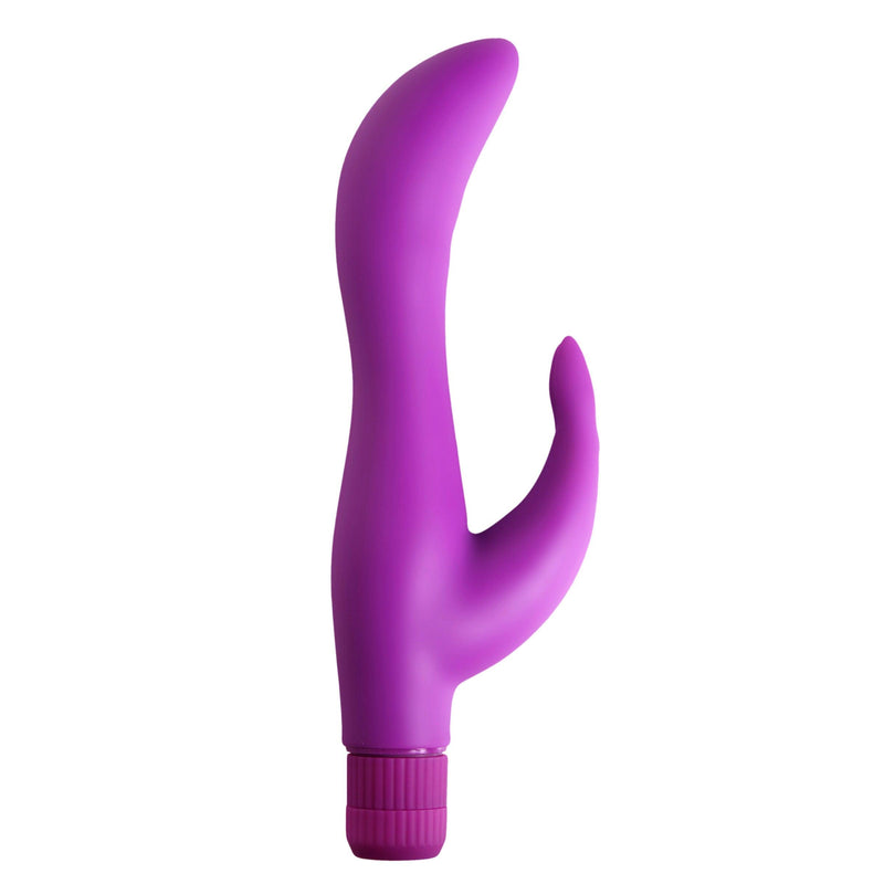 Purple Slim Silicone Rabbit Vibe - The Dildo Hub