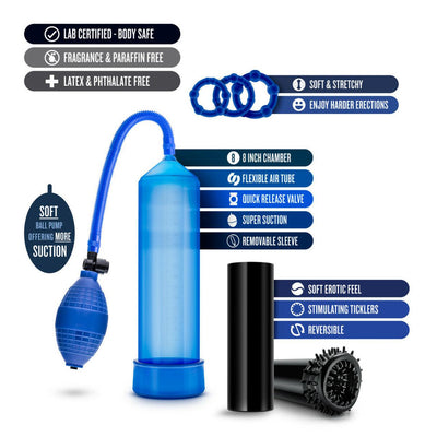 Quickie Kit - Go Big - Blue | Blush - The Dildo Hub