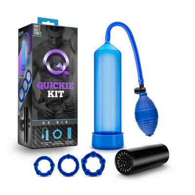 Quickie Kit - Go Big - Blue | Blush - The Dildo Hub