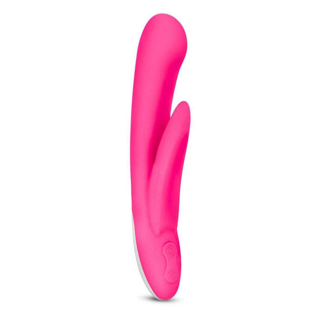 Rabbit Vibrator Hop Cottontail Plus - Hot Pink The Dildo Hub Rabbit Vibrator Hop Cottontail Plus - Hot Pink The Dildo Hub
