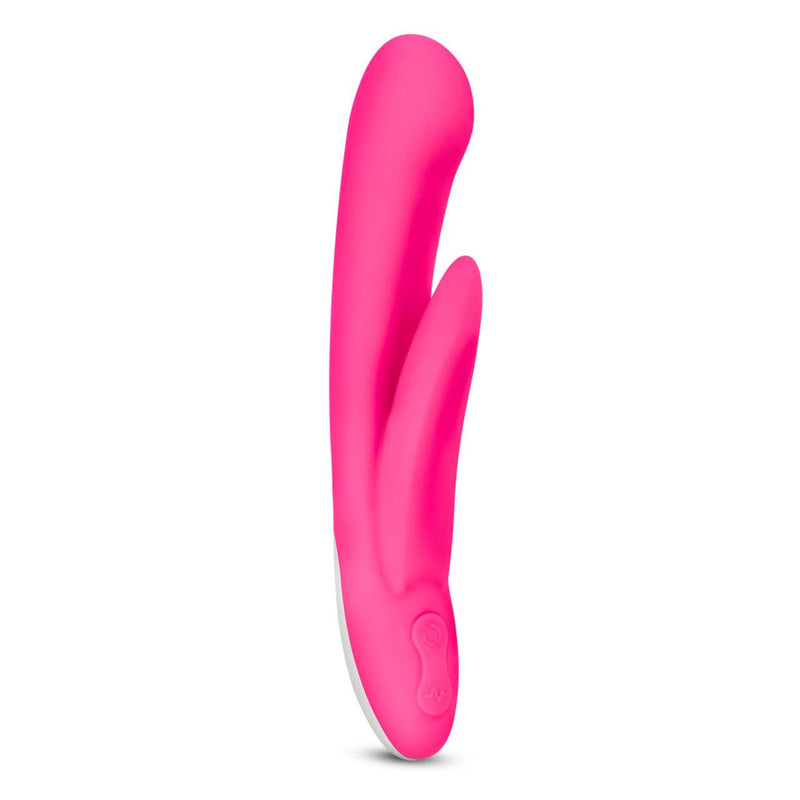 Rabbit Vibrator Hop Cottontail Plus - Hot Pink - The Dildo Hub