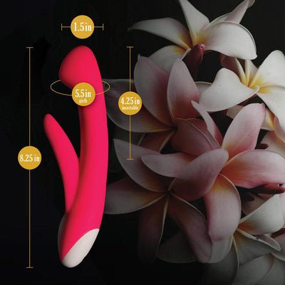 Rabbit Vibrator Hop Cottontail Plus - Hot Pink - The Dildo Hub