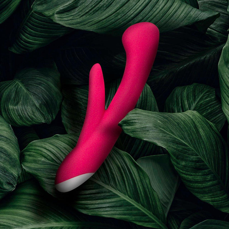 Rabbit Vibrator Hop Cottontail Plus - Hot Pink - The Dildo Hub