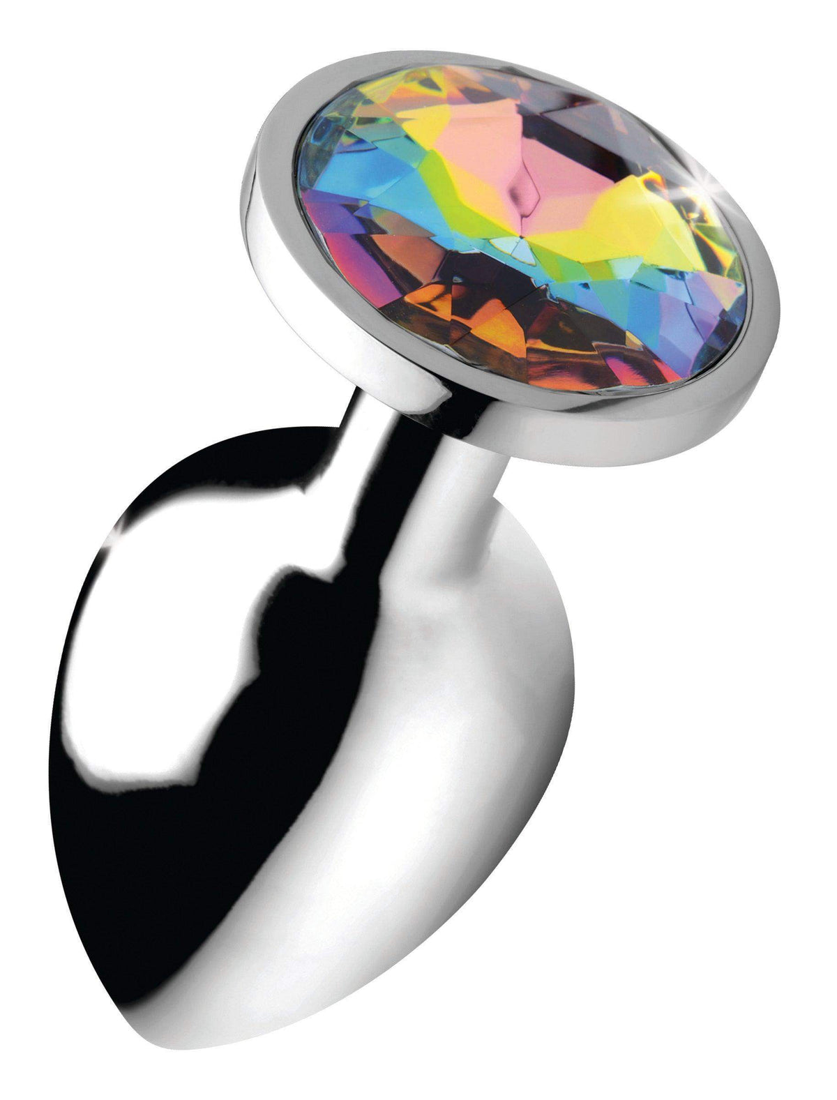 Rainbow Prism Gem Anal Plug - Large - The Dildo Hub
