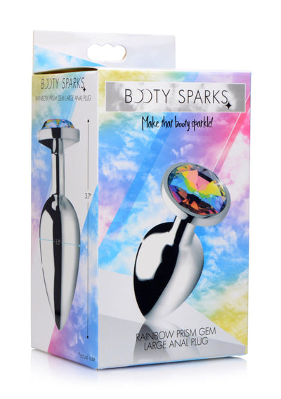 Rainbow Prism Gem Anal Plug - Large - The Dildo Hub