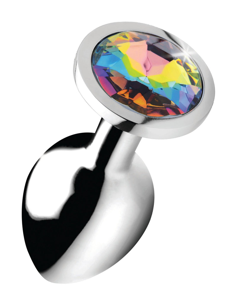 Rainbow Prism Gem Anal Plug - Medium - The Dildo Hub