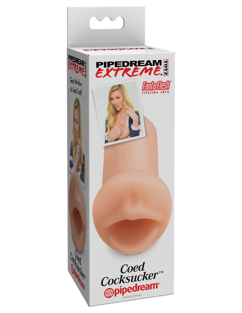 Extreme Toyz Coed Cocksucker Mouth Masturbator - Light | Pipedream  from Pipedream