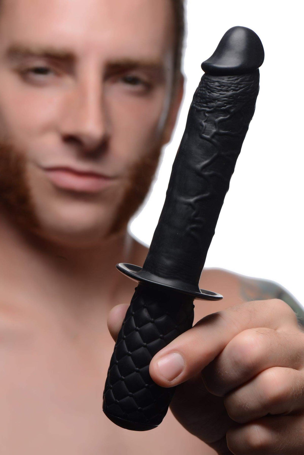 Realistic 10X Silicone Vibrating Thruster - The Dildo Hub