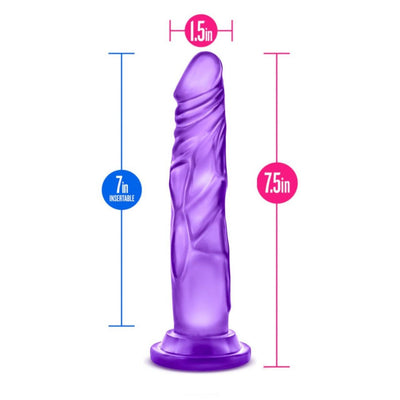 Realistic Dildos B Yours Sweet 'N Hard 5 - Purple - The Dildo Hub