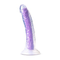 Realistic Dildos Neo Elite Glow in the Dark - Neon Purple 7"