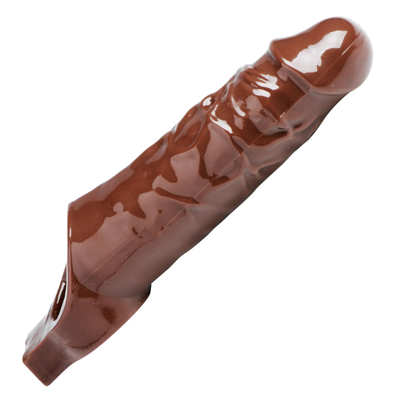 Really Ample Penis Enhancer Sheath- Brown - The Dildo Hub