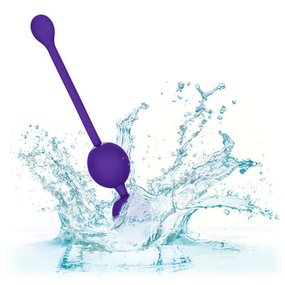 Rechargeable Dual Vibrating Kegel Balls - Purple | CalExotics - The Dildo Hub