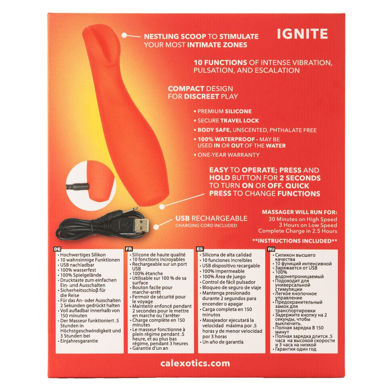 Red Hot Ignite Vibrator | Calexotics - The Dildo Hub