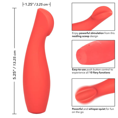 Red Hot Ignite Vibrator | Calexotics - The Dildo Hub