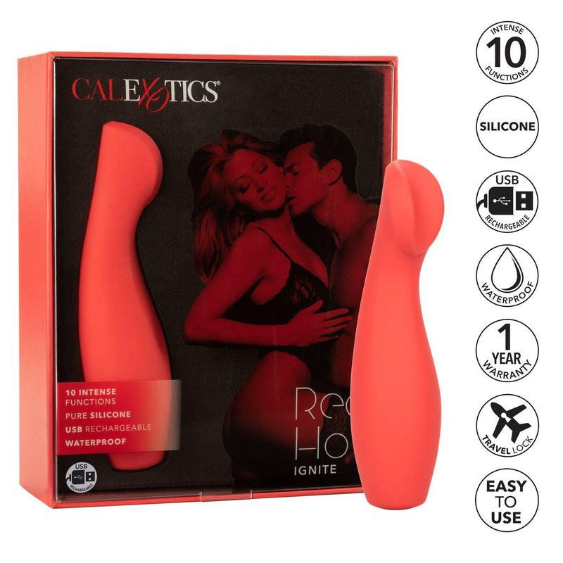 Red Hot Ignite Vibrator | Calexotics - The Dildo Hub