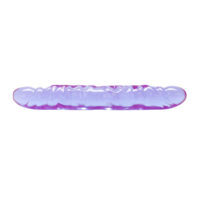 Reflective Gel Veined Double Dong-Purple 12 Inch - The Dildo Hub