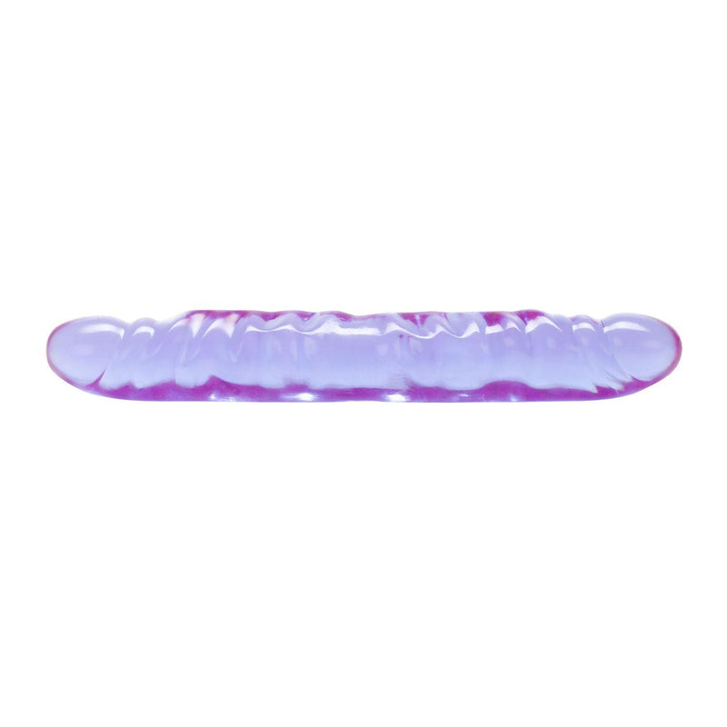 Reflective Gel Veined Double Dong-Purple 12 Inch - The Dildo Hub