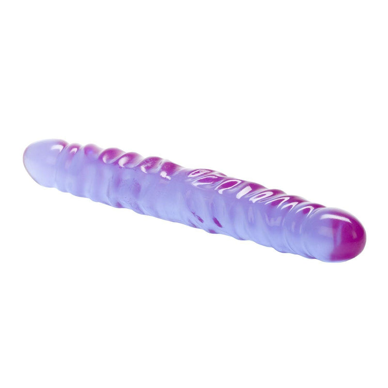 Reflective Gel Veined Double Dong-Purple 12 Inch - The Dildo Hub