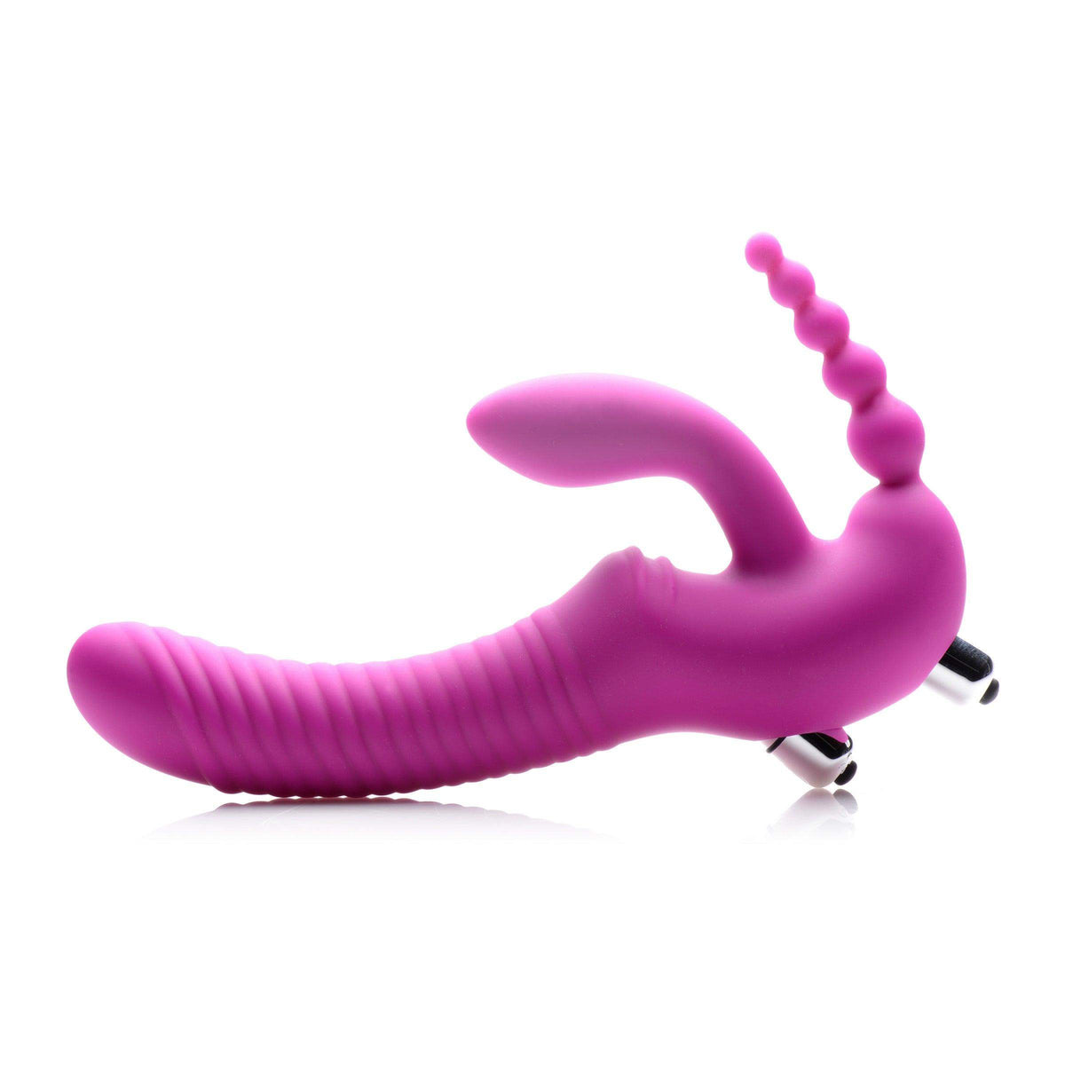 Regal Rider Vibrating Silicone Strapless Strap On Triple G Dildo - The Dildo Hub