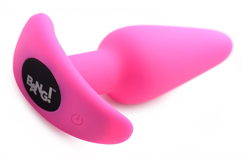 Remote Control 21X Vibrating Silicone Butt Plug - Pink - The Dildo Hub