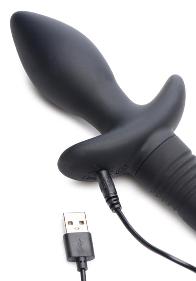 Remote Control Wagging and Vibrating Puppy Tail Anal Plug - The Dildo Hub