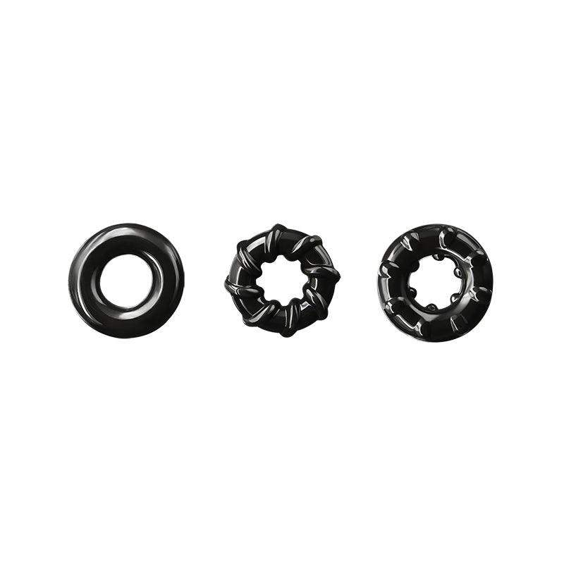 Renegade Dyno Cock Rings - Black | NS Novelties - The Dildo Hub