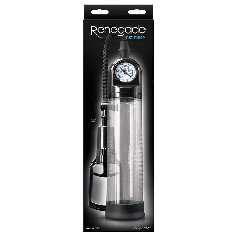 Renegade PSI Penis Pump - Black | NS Novelties - The Dildo Hub