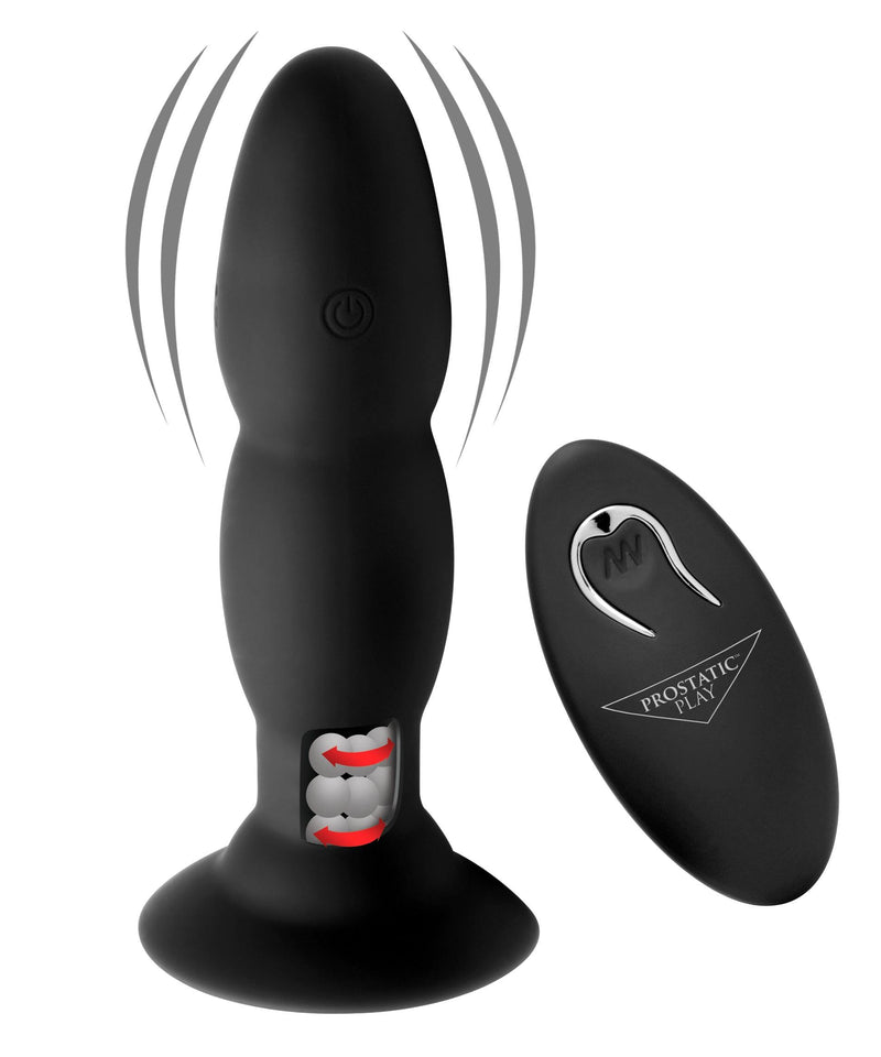 Rim Master Rechargeable Vibrating Silicone Anal Plug - The Dildo Hub