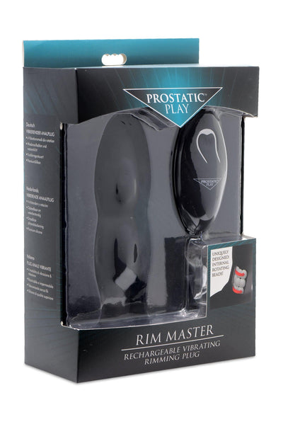 Rim Master Rechargeable Vibrating Silicone Anal Plug - The Dildo Hub