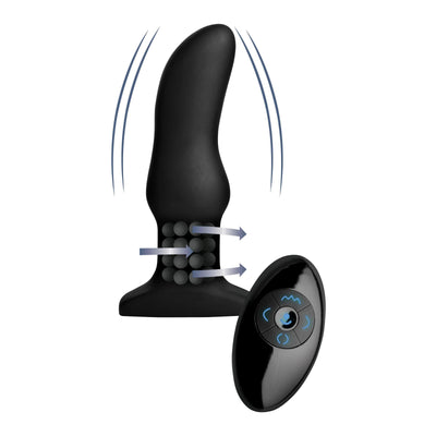 Rimmers Model M Curved Rimming Plug with Remote - The Dildo Hub