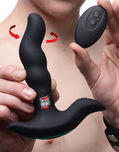 Rimstatic Curved Rotating Plug with Remote - The Dildo Hub