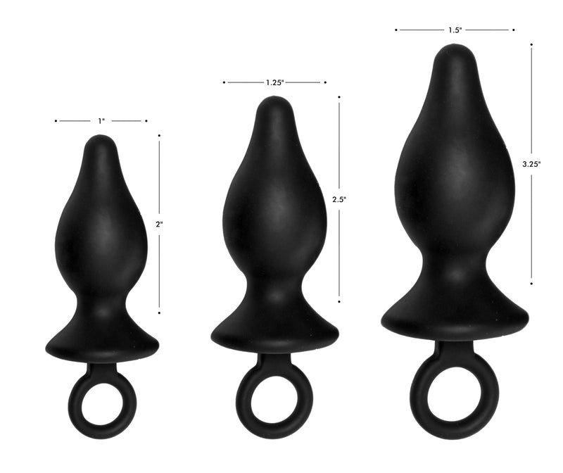 Trinity Vibes Silicone Butt Plug Kit TopMale from Trinity Vibes
