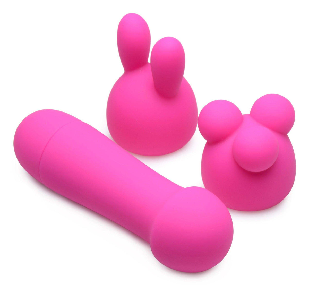 Rocket Mini Wand with 2 Attachments - The Dildo Hub