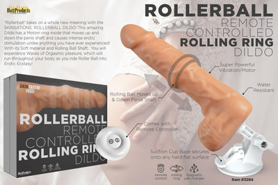 Rollerball Remote Controlled Rolling Dildo - The Dildo Hub