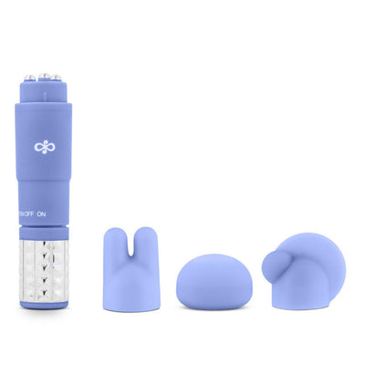 Rose Revitilize Wand Massager Kit - Periwikle | Blush - The Dildo Hub